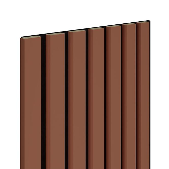 Akustické panely lamelové na plsti Mocca Mousse 30x265cm