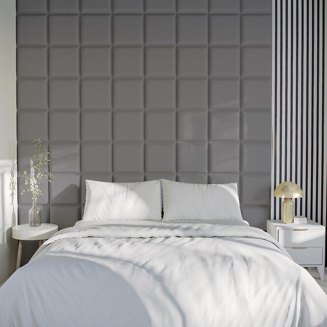 Čalúnený panel 30/30 svetlosivý