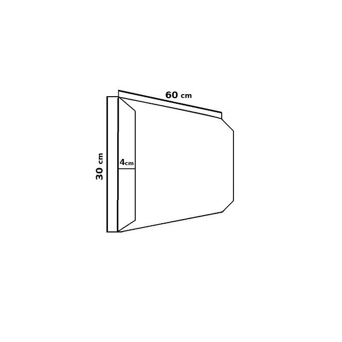 Čalúnený panel 30/60 svetlosivý,4
