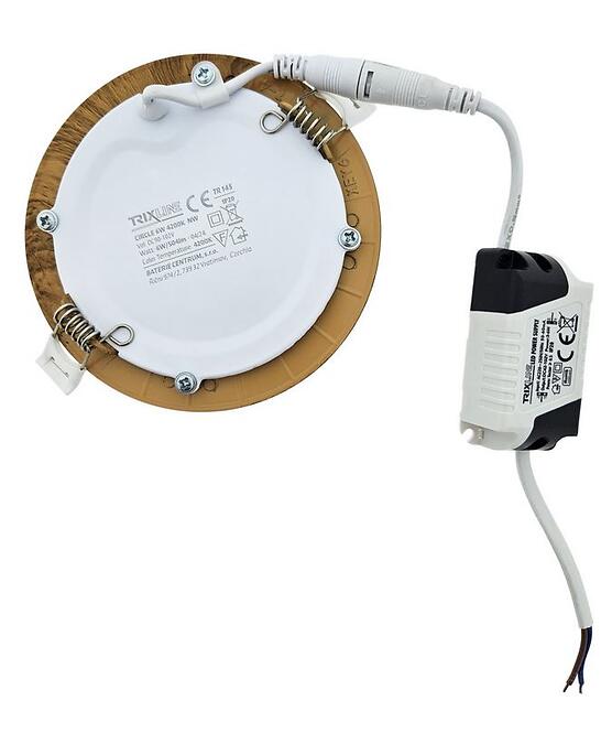 Svietidlo BC TR-145C 6W LED 4200K circle drevo
