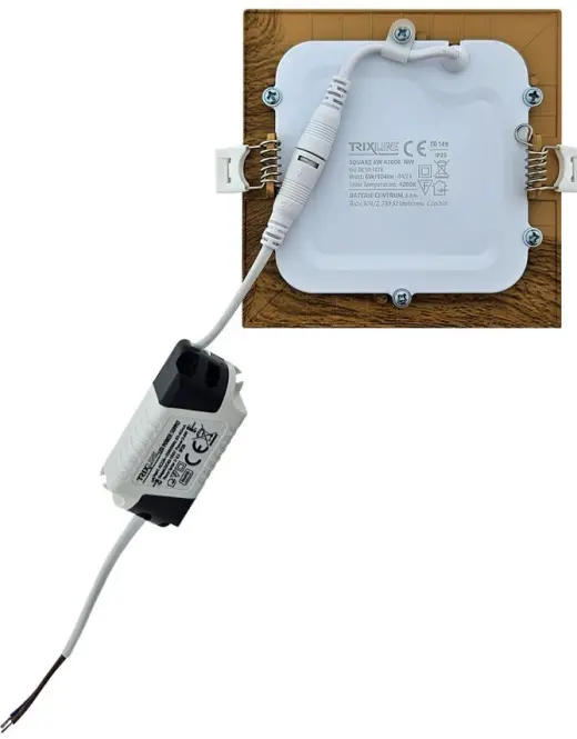 Svietidlo BC TR-149S 6W LED 4200K square drevo,3