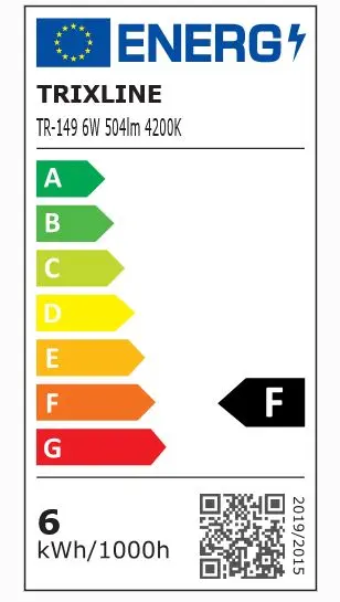 Svietidlo BC TR-149S 6W LED 4200K square drevo,6