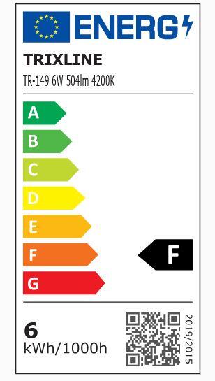 Svietidlo BC TR-149S 6W LED 4200K square drevo,6