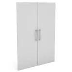 Sada 2 dvierok pre regál Torino 75x1,6x105 cm biela