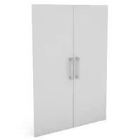 Sada 2 dvierok pre regál Torino 75x1,6x105 cm biela