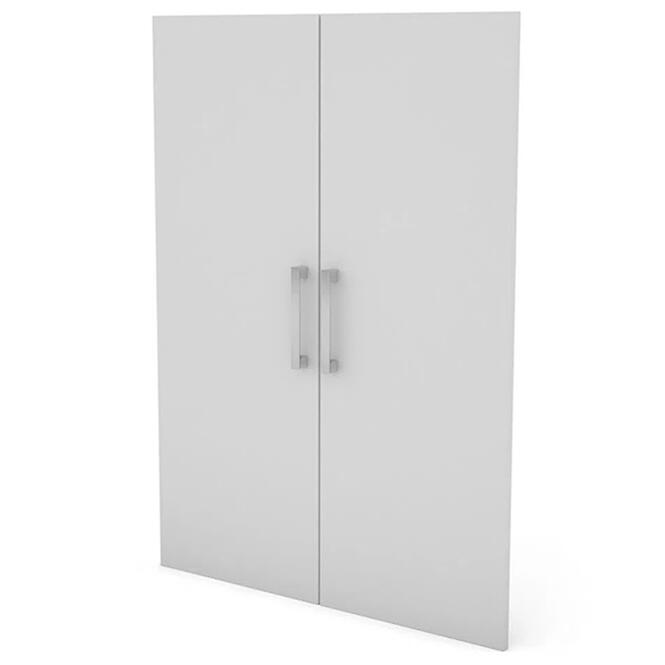 Sada 2 dvierok pre regál Torino 75x1,6x105 cm biela