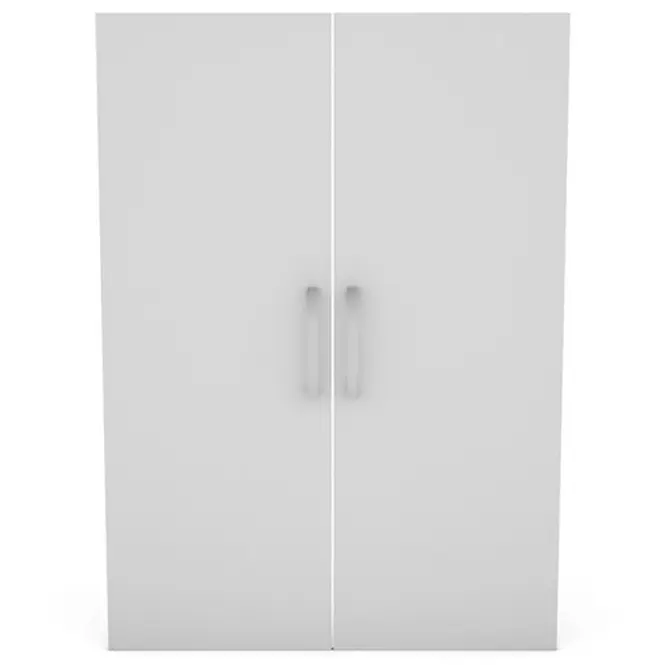 Sada 2 dvierok pre regál Torino 75x1,6x105 cm biela
