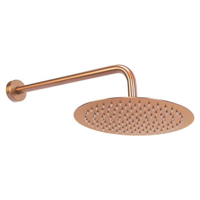 Sprchová súprava podomietková s termostatom LUNGO brúsená meď + BOX,4
