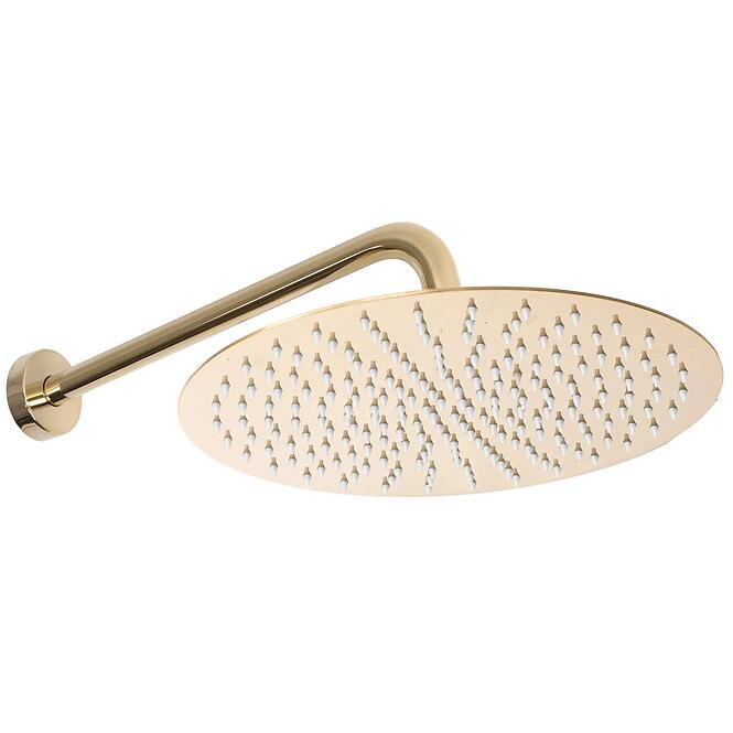 Sprchová súprava podomietková s termostatom LUNGO zlatá + BOX,3