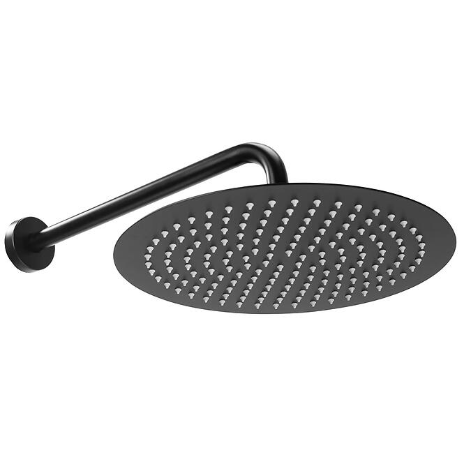 Sprchová súprava podomietková s termostatom LUNGO čierna + BOX