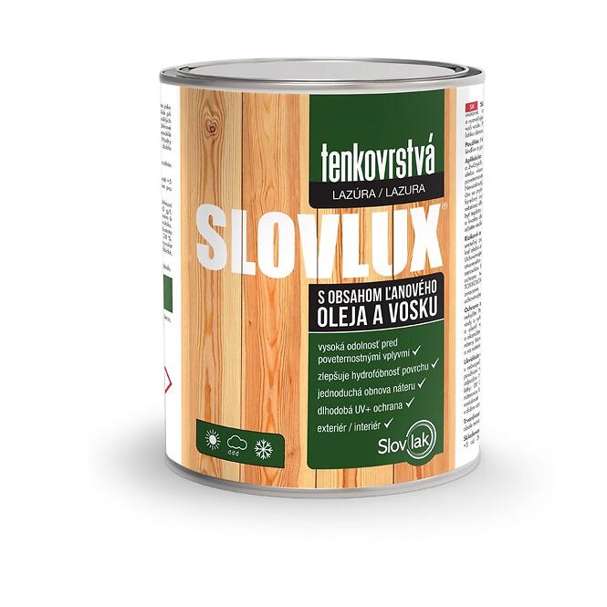 Slovlux Tenkovarstvová lazúra Dub zlatý 0,75l