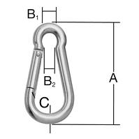 Hasičský hák 120x11 mm pozink