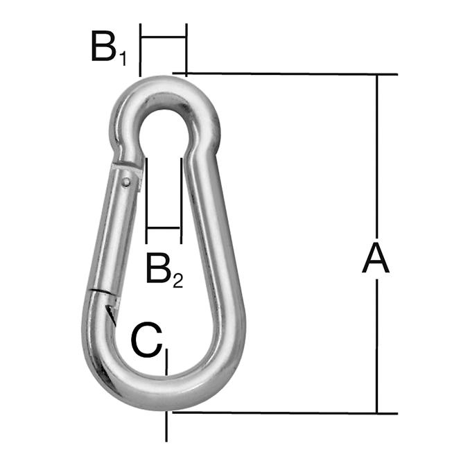 Hasičský hák 120x11 mm pozink