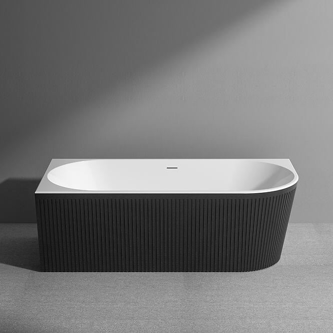 Voľne stojaca vaňa Nox Black 170x80x58 ľavý