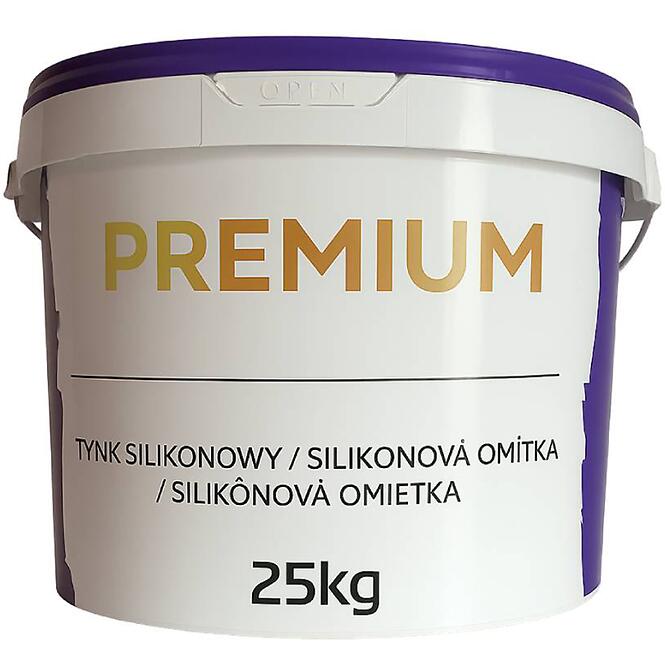 Silikónová omietka Premium RAL 9005 čierna 25 kg