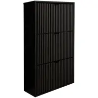 Skrinka na topánky Laro I Stojaci Čierna/Čierna/ Čierna