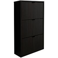 Skrinka na topánky Laro I Stojaci Čierna/Čierna/ Čierna