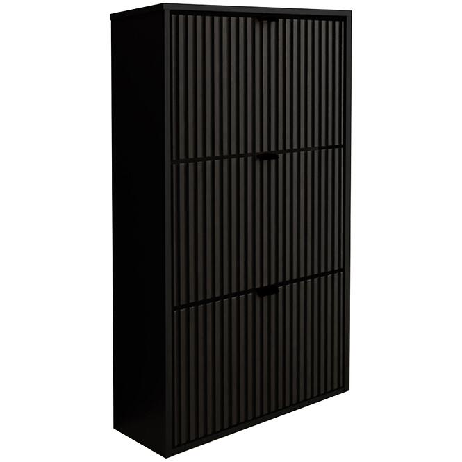 Skrinka na topánky Laro I Stojaci Čierna/Čierna/ Čierna