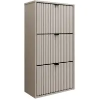 Skrinka na topánky Laro I závesná Kašmír/Kašmír/ Čierna