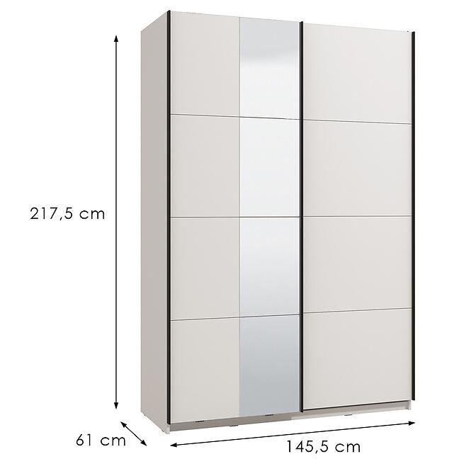 Skriňa Gard 150  biely 11013481,2