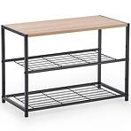 Regál na topánky Memo 2 čierna