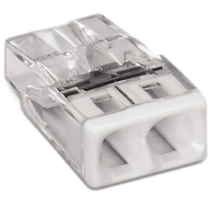 Konektor WAGO 2,5MM2 2x biely 5ks