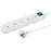 Predlžovací kábel 5G 3X1 Z/U 1,5M 35515 biely