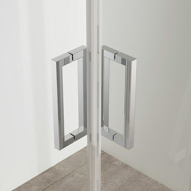 Sprchový kút Atlas 90x90x210 chróm,2