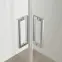 Sprchový kút Atlas 90x90x210 chróm,2