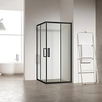 Sprchový kút Atlas 90x90x210 black