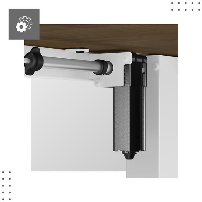 Písací stôl Leader 7.0 craft,6