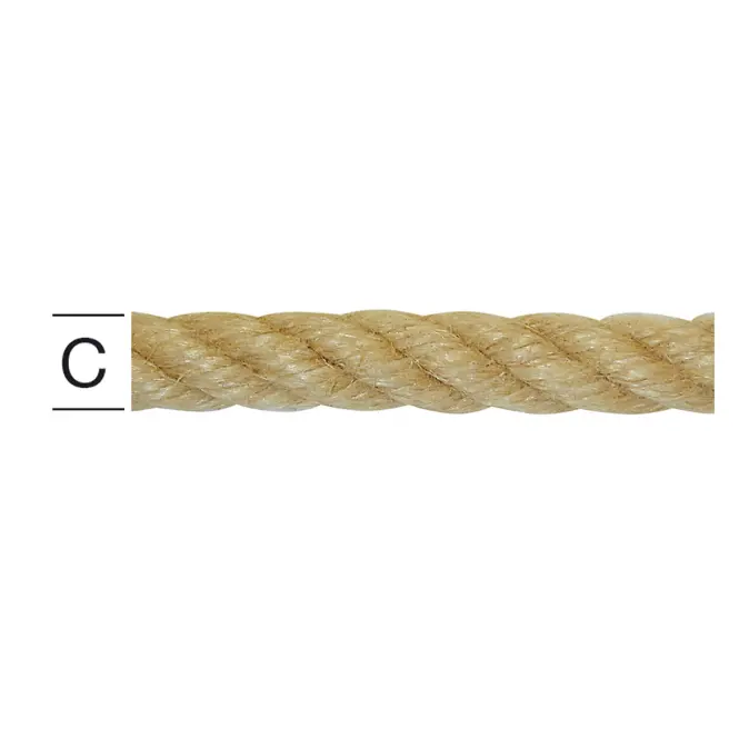 Jutové lano – Priemer 14 mm - Tovar na Mieru.
