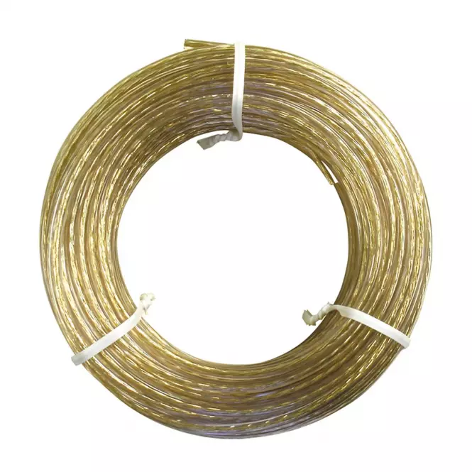 Oceľové lanko potiahnuté 3,5 mm pvc, 30 metrov