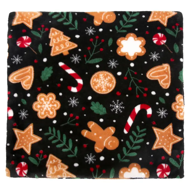 Obliečka na vankúš Christmas 40x40 cm čierna