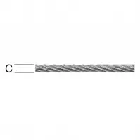 Oceľové Lano – Priemer 3 mm - Tovar na Mieru