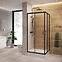 Sprchový kút štvorcový Brasco 90x90x190 black S168-008,3