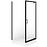 Sprchový kút štvorcový Brasco Pivot 90x90x190 black S168-012