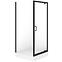 Sprchový kút štvorcový Brasco Pivot 90x90x190 black S168-012