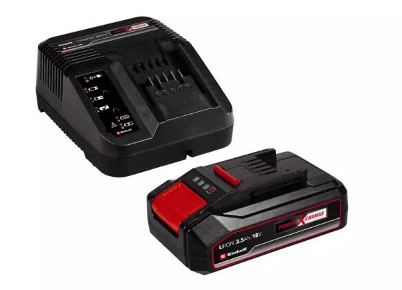 Einhell Multifunkčné náradie TC-MG 18 LI-SOLO + Einhell Power X-Change Starter Kit 18 V/2,5 AH,2