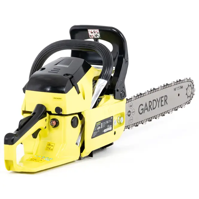 Benzínová píla 46 cm3 1,8 kW dĺžka lišty 40 cm GARDYER P400,5