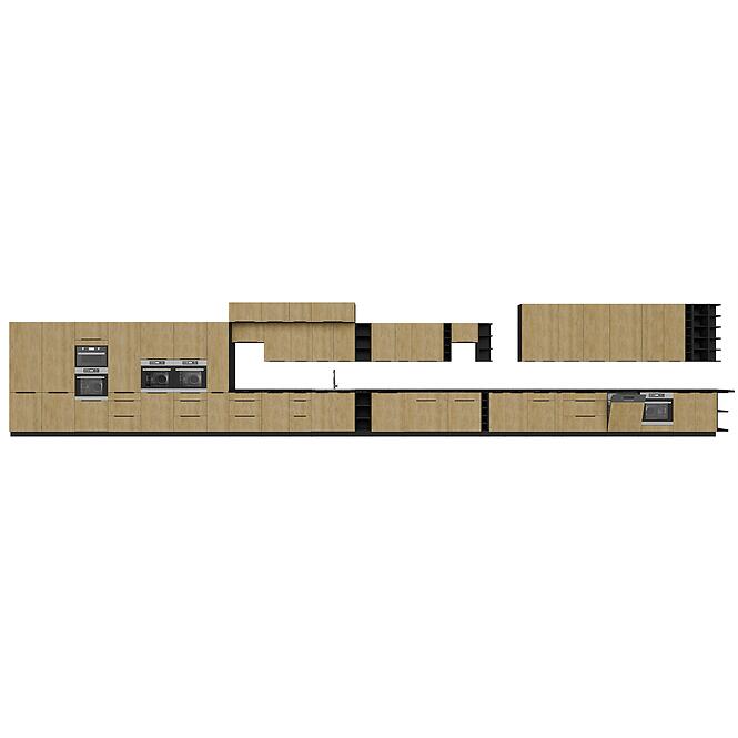 Kuchynská skrinka Cremona Bl 80zl 2f Bb,5