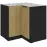 Kuchynská skrinka Cremona Bl 90x90 Dn 2f Bb
