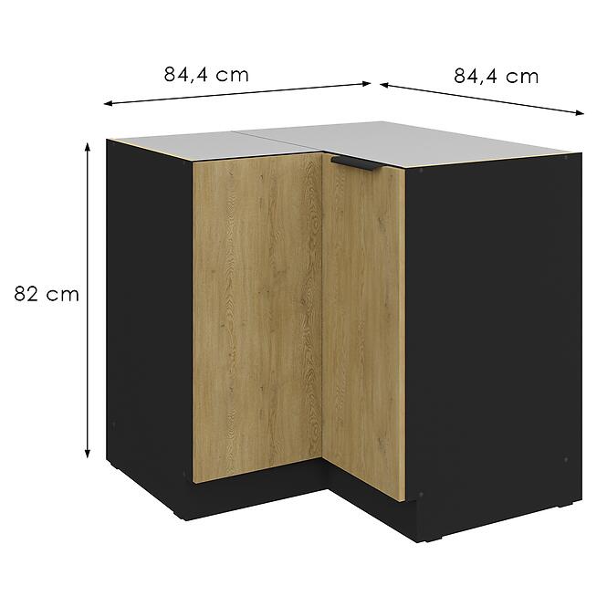 Kuchynská skrinka Cremona Bl 90x90 Dn 2f Bb,3