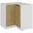 Kuchynská skrinka Cremona Wh 90x90 Dn 2f Bb