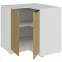 Kuchynská skrinka Cremona Wh 90x90 Dn 2f Bb,2