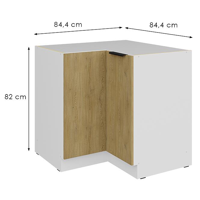 Kuchynská skrinka Cremona Wh 90x90 Dn 2f Bb,3