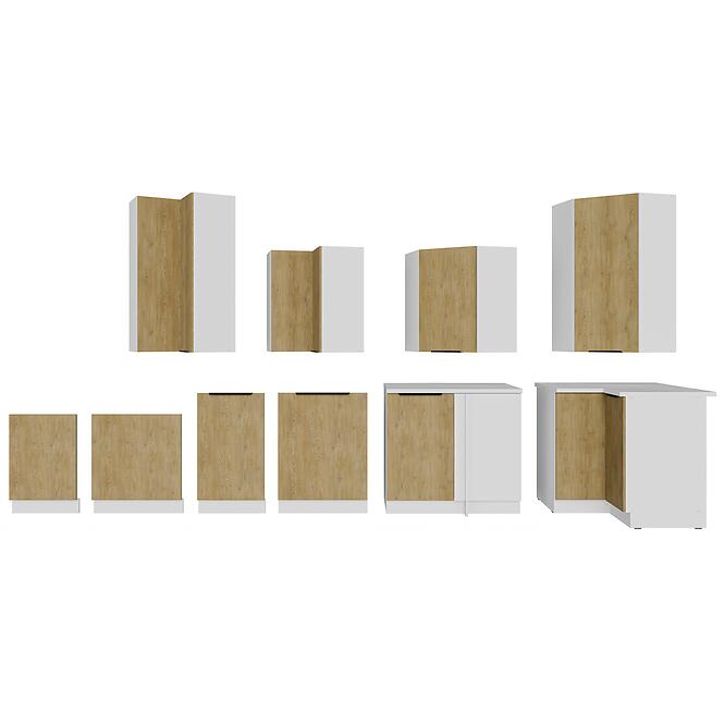 Kuchynská skrinka Cremona Wh 90x90 Dn 2f Bb,4
