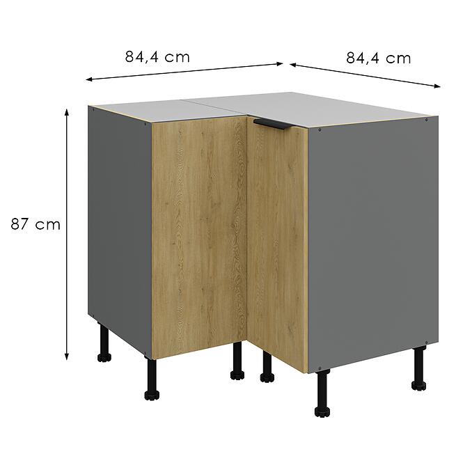 Kuchynská skrinka Cremona Ant 90x90 Dn 2f Bb,3