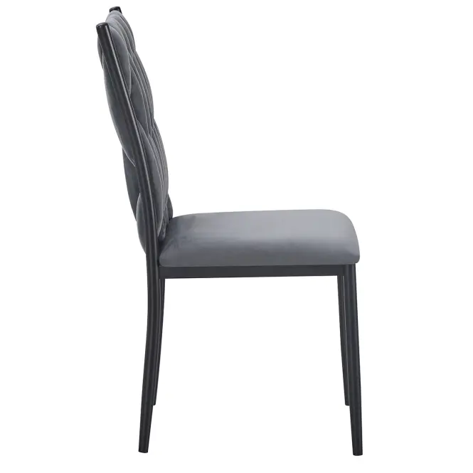 Stolička Glamour 12511 sivá,4