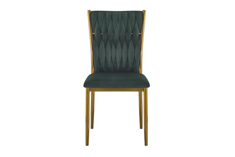 Stolička Glamour 12510 zelená/zlatý